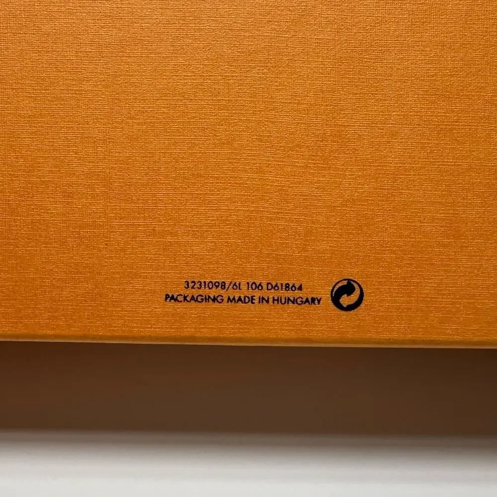 Louis Vuitton | Flat Storage Box | Orange | 14.75 W x 13.75 H x 3.4 D inch